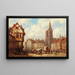 Antwerpen - Pierre Le Boeuff — ingelijst kunstwerk aan de muur