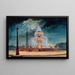 Vue de nuit d'une fontaine décorée place de la Concorde sous le Second Empire - Pierre Manguin — ingelijst kunstwerk aan de muur