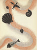 The Wind by Pierre Pinsard — black silhouettes among ochre and grey curves