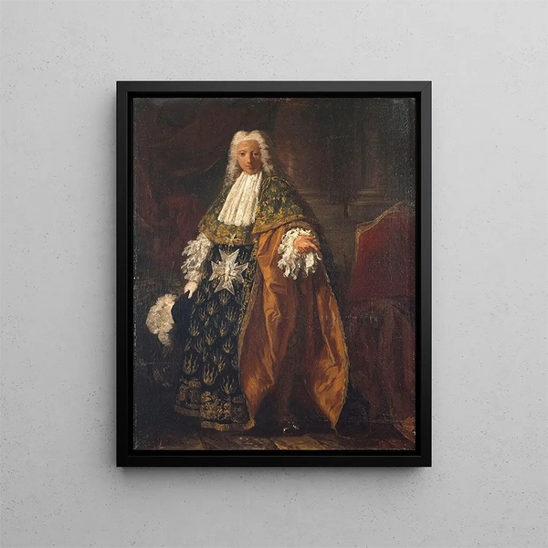 Pierre Subleyras - Portrait de PaulHippolyte de Beauvillier duc de SaintAignan 16841776 en tenue de chevalier de lordre du SaintEsprit.webp