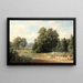Landschap - Pierre Thuillier — ingelijst kunstwerk aan de muur