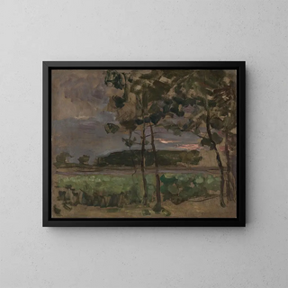 Piet Mondrian - Field with Young Trees in the Foreground.webp