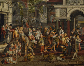 Pieter Aertsen - Christian deeds of mercy Matthew 253536.webp
