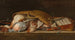 Natuurschilderij van jachtstilleven met gevogelte in een mandje - Pieter Andreas Rysbraeck II — weergave van het kunstwerk