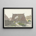 van huis met achtertuin - Pieter Bartholomeusz Barbiers — ingelijst kunstwerk aan de muur