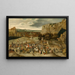 Calvaire - Pieter Brueghel de Jonge — ingelijst kunstwerk aan de muur