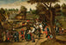 Retour de la kermesse (Conflit de cas) - Pieter Brueghel le Jeune — weergave van het kunstwerk