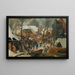 L'Adoratie der wijzen in de sneeuw - Pieter Brueghel de Jonge — ingelijst kunstwerk aan de muur