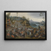 La Kermesse de Saint Georges avec la danse autour du mât de mai - Pieter Brueghel le Jeune — ingelijst kunstwerk aan de muur