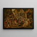 De Zeven Werken van Barmhartigheid - Pieter Brueghel de Jonge — ingelijst kunstwerk aan de muur