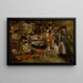 Bezoek aan de boeren - Pieter Brueghel de Jonge — ingelijst kunstwerk aan de muur