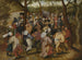Dans van het huwelijk in de open lucht - Pieter Brueghel de Jonge — weergave van het kunstwerk