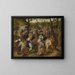 Dans van het huwelijk in de open lucht - Pieter Brueghel de Jonge — ingelijst kunstwerk aan de muur