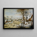 Landschap met een vogelval - Pieter Brueghel de Jonge — ingelijst kunstwerk aan de muur