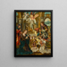 L'Aanbidding der herders Lucas 2:16-20 - Pieter Coecke van Aelst — ingelijst kunstwerk aan de muur