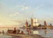 Hoorn sur le Zuiderzee Hollande - Pieter Cornelis Dommersen — artwork view