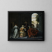 Een muziekfeest - Pieter de Hooch — ingelijst kunstwerk aan de muur
