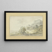Berglandschap - Pieter Gaal — ingelijst kunstwerk aan de muur