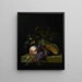 Natuurmoeite met fruit - Pieter Gallis — ingelijst kunstwerk aan de muur
