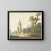 L'kerk van Warmond - Pieter Gerardus van Os — ingelijst kunstwerk aan de muur