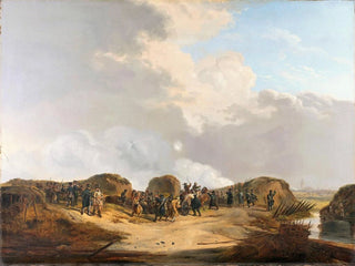 Pieter Gerardus van Os - The Demilune constructed at the Siege of Naarden April 1814.webp