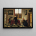Binnenhuis scène - Pieter Janssens Elinga — ingelijst kunstwerk aan de muur