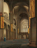 De scheepvaart en het koor van de Mariakerk in Utrecht - Pieter Jansz Saenredam — weergave van het kunstwerk