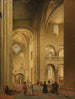 Het transept van de Mariakerk in Utrecht gezien vanaf het noordoosten - Pieter Jansz Saenredam — weergave van het kunstwerk