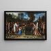 Oreste en Pylade die strijden bij het altaar - Pieter Lastman — ingelijst kunstwerk aan de muur
