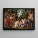 Sint-Jan de Doper predikt - Pieter Lastman — ingelijst kunstwerk aan de muur