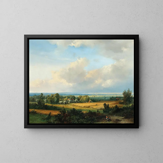 Pieter Lodewijk Francisco Kluyver - A Vast Summer Landscape.webp