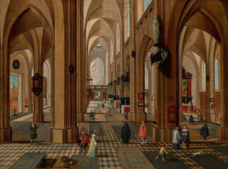 Pieter Neeffs the younger - Interior of Antwerp Cathedral.webp