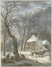 Landschap in de winter - Pieter Pietersz. Barbiers — weergave van het kunstwerk