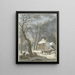 Landschap in de winter - Pieter Pietersz. Barbiers — ingelijst kunstwerk aan de muur