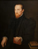 man met rood haar en baard zittend - Pieter Pourbus — weergave van het kunstwerk