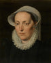 Portret van een vrouw - Pieter Pourbus — weergave van het kunstwerk