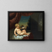 Hercules als kind met een slang - Pieter van der Werff — ingelijst kunstwerk aan de muur