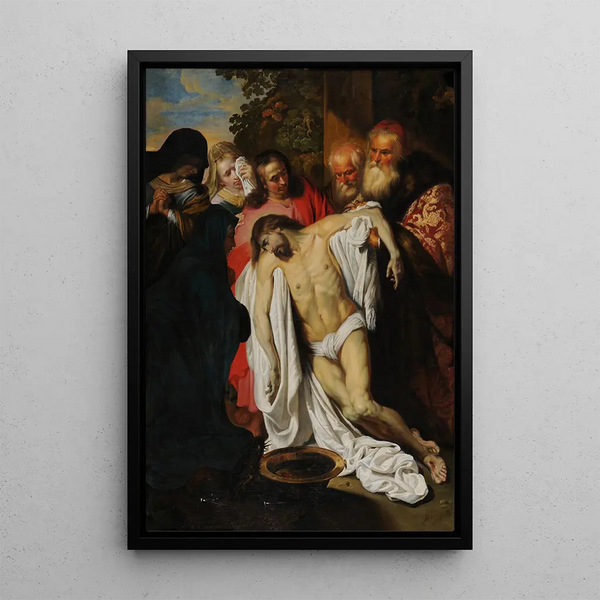 Descente de croix - Pieter van Mol — ingelijst kunstwerk aan de muur