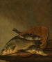 Natuurmoeie met vissen - Pieter de Putter — weergave van het kunstwerk