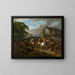 Scene van ruiters - Pieter van Bloemen — ingelijst kunstwerk aan de muur