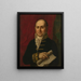 John Quincy Adams - Pieter van Huffel — ingelijst kunstwerk aan de muur