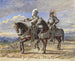 van Twee ridders te paard in een landschap - Pieter van Loon — weergave van het kunstwerk