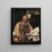 Socrate - Pietro Bellotti — framed artwork on a wall