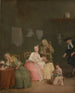 La lettre - Pietro Longhi — weergave van het kunstwerk