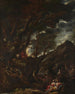 De prediking van Sint Jan - Pietro Montanini — weergave van het kunstwerk