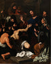De opstanding van Lazarus - Pietro Novelli — weergave van het kunstwerk