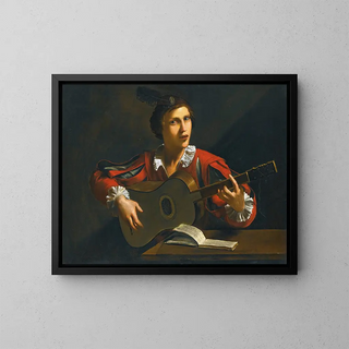 Pietro Paolini - A GuitarPlayer Seated In An Interior.webp
