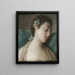 Slapend meisje - Pietro Rotari — ingelijst kunstwerk aan de muur