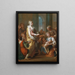 Sainte Élisabeth distribue l'aumône - Pietro Rotari — framed artwork on a wall