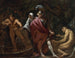 Enée aan de oevers van de Styx - Pietro Testa — weergave van het kunstwerk
